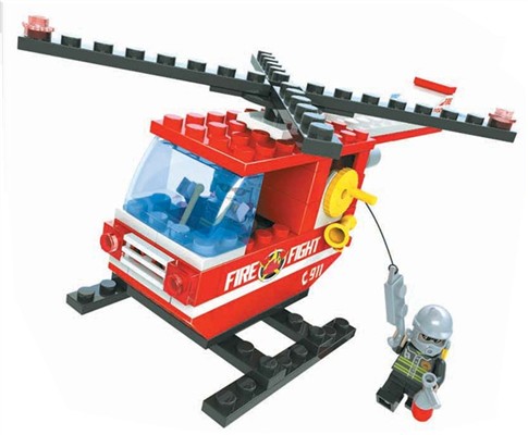 MINI Fire control helicopter(95pcs) 