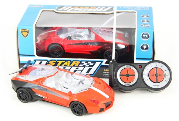 Classic 1:20 Lamborghini lights four-way remote control car 