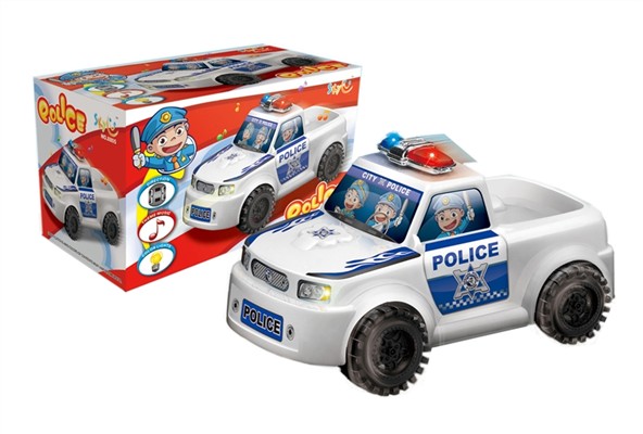 Music flash police cars electric universal car