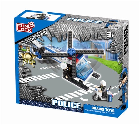 Police blocks(74pcs)