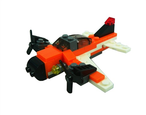 Deformation of dual- propeller fighter ( 52pcs )