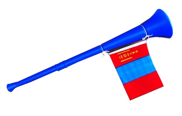 VUVUZELA with flag fans horn