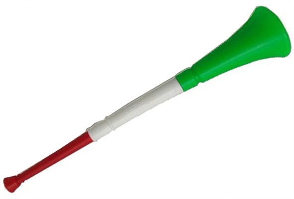 World Cup fans horn vuvuzela