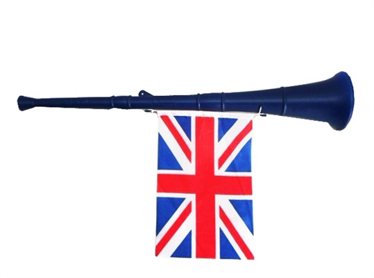 VUVUZELA with flag fans horn