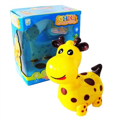 Light and sound electric universal cartoon giraffe