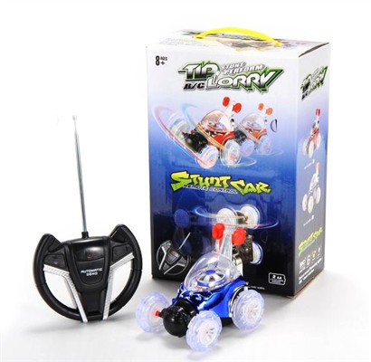 Remote control stunt car