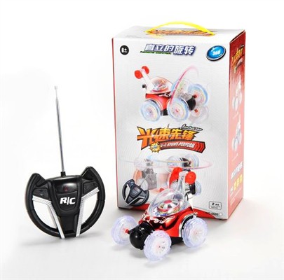 Remote control stunt car