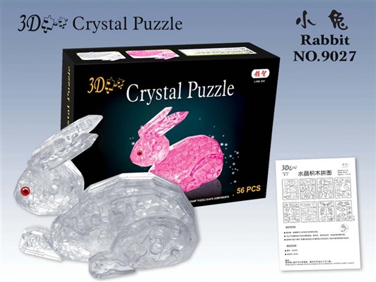 Loaded rabbit crystal blocks(56pcs)