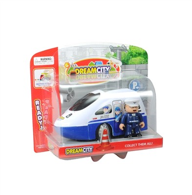 Dream city inertia car with cartoon characters