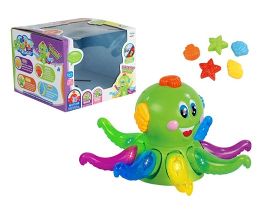 Electric cartoon octopus