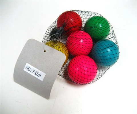 Bouncing solid color ball