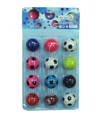 Sports series bouncing balls