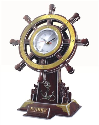 The dimensional puzzle Clock - rudder (54pcs)