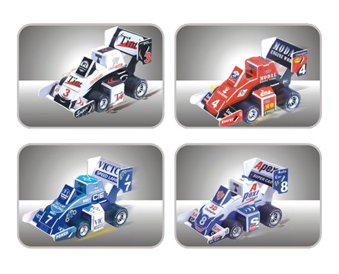 Pull back F1 car (19pcs)