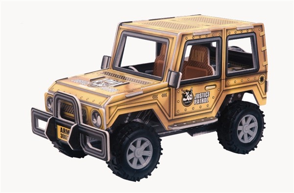 The inertia military jeep (43pcs)