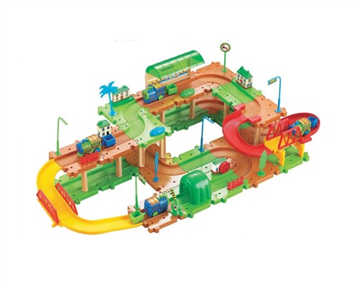 Intellectual building blocks electric train track (69pcs)