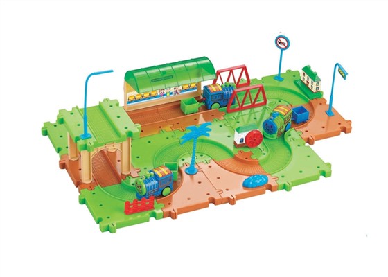 Intellectual building blocks electric train track (30pcs)