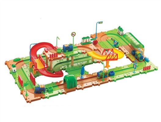 Intellectual building blocks electric train track (70pcs)