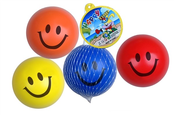 6.3 centimeters smiley PU ball