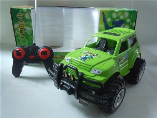 1:16 large wheels remote control car Mitsubishi (BEN 10)