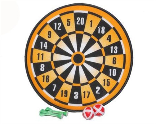 Mucin balls dart target