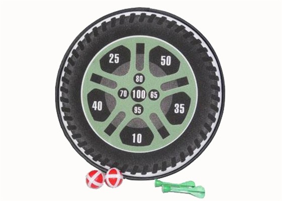 Mucin balls dart target