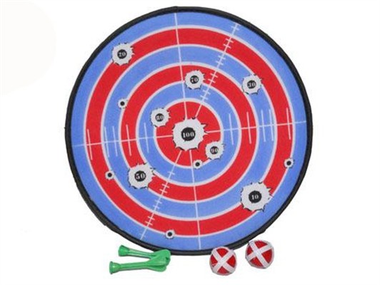 Mucin balls dart target