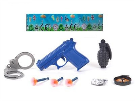 The Blue Needle Gun + POLICE SET