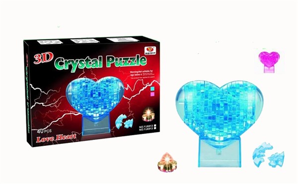 Of love Crystal building blocks (40pcs)