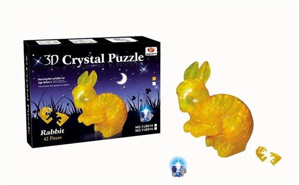 Rabbit crystal building blocks (42pcs)