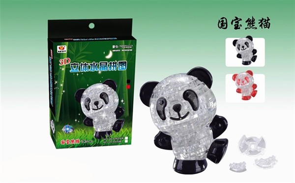 Panda crystal building blocks (53pcs)