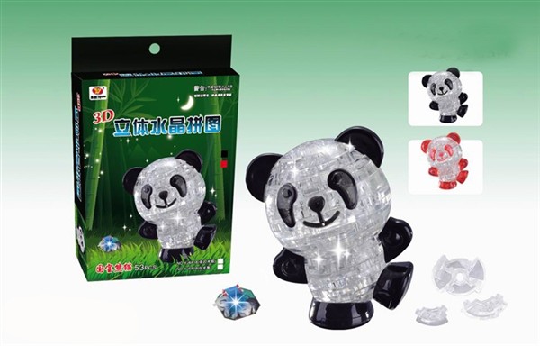 Flash panda the Crystal building blocks (53pcs)