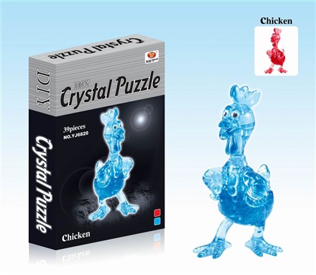 A cock Crystal building blocks (29pcs)