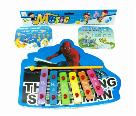 The extraordinary Spider-Man EVA knock piano with music card