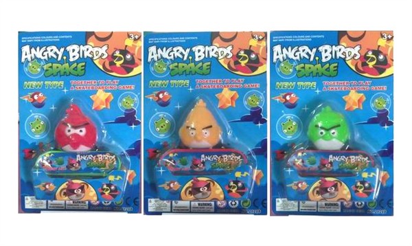 Angry Birds Space edition skateboard