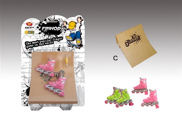 Finger skate shoes + tools + jumping