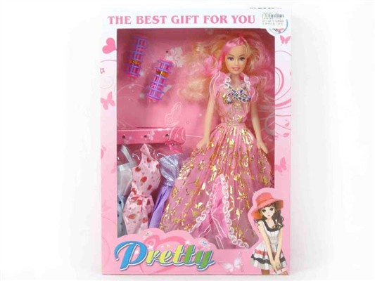 11.5-inch Kongshen barbie box multicolor mixed