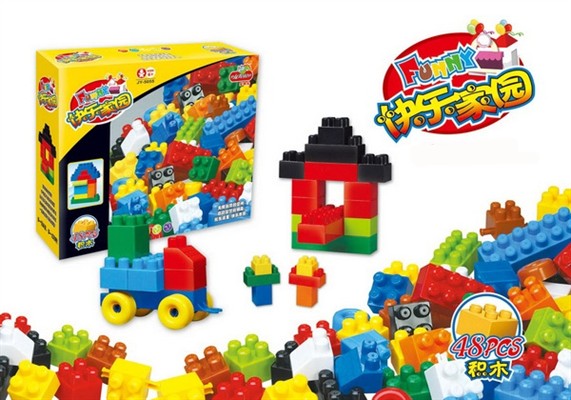 The happy homes building blocks (48pcs)