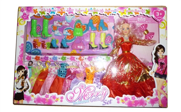 Barbie in box gift set