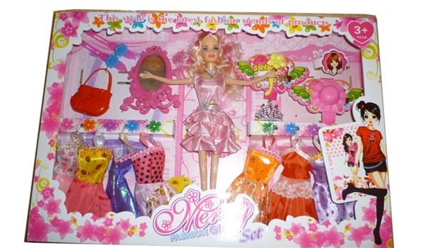 Barbie in box gift set