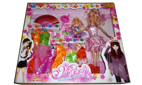 Barbie in box gift set