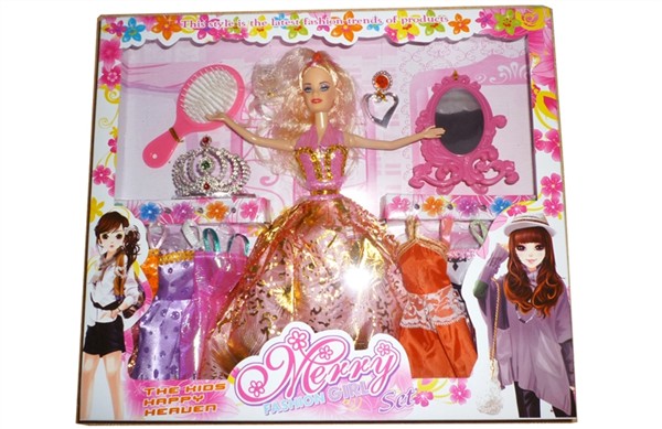 Barbie in box gift set