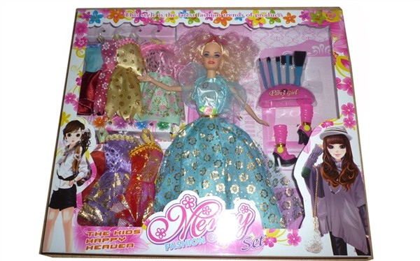 Barbie in box gift set