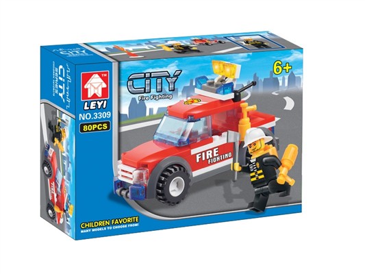 The Fire Emergency vehicles (80pcs)