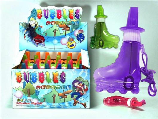 Skates bubble water