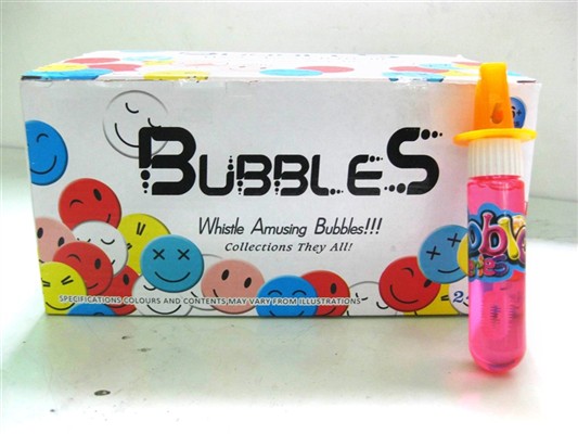 Whistle cylindrical bubble water