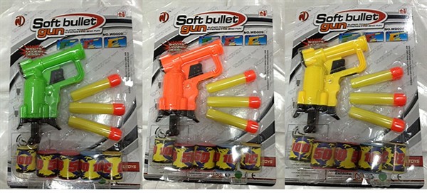 Soft bullet gun +5 bullets barrel