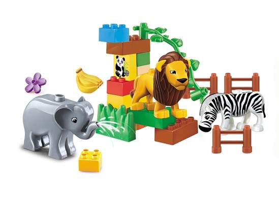 The animals building blocks Paradise (26pcs)