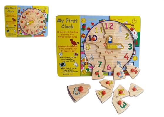 The Wooden Puzzle digital clock puzzle