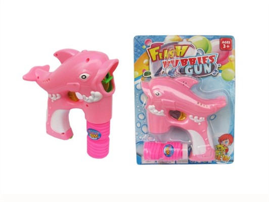 1 bottle of water dolphins automatic bubble gun light music